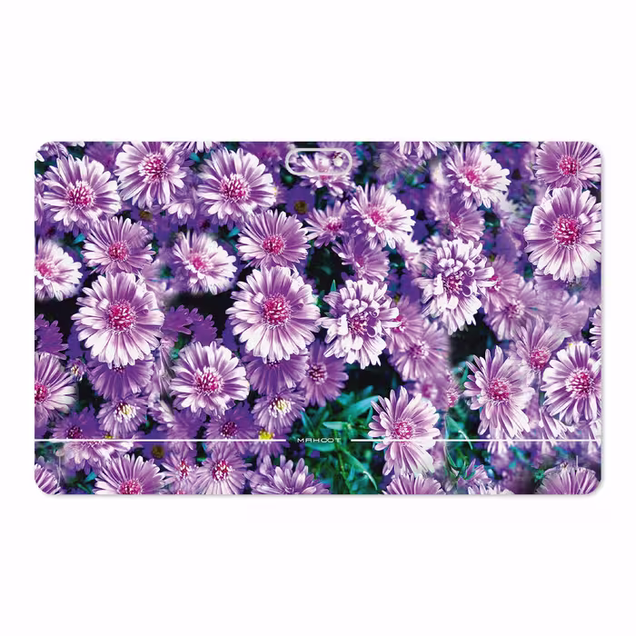 برچسب پوششی ماهوت مدل Purple-Flower مناسب برای تبلت جی ال ایکس W11 Plus