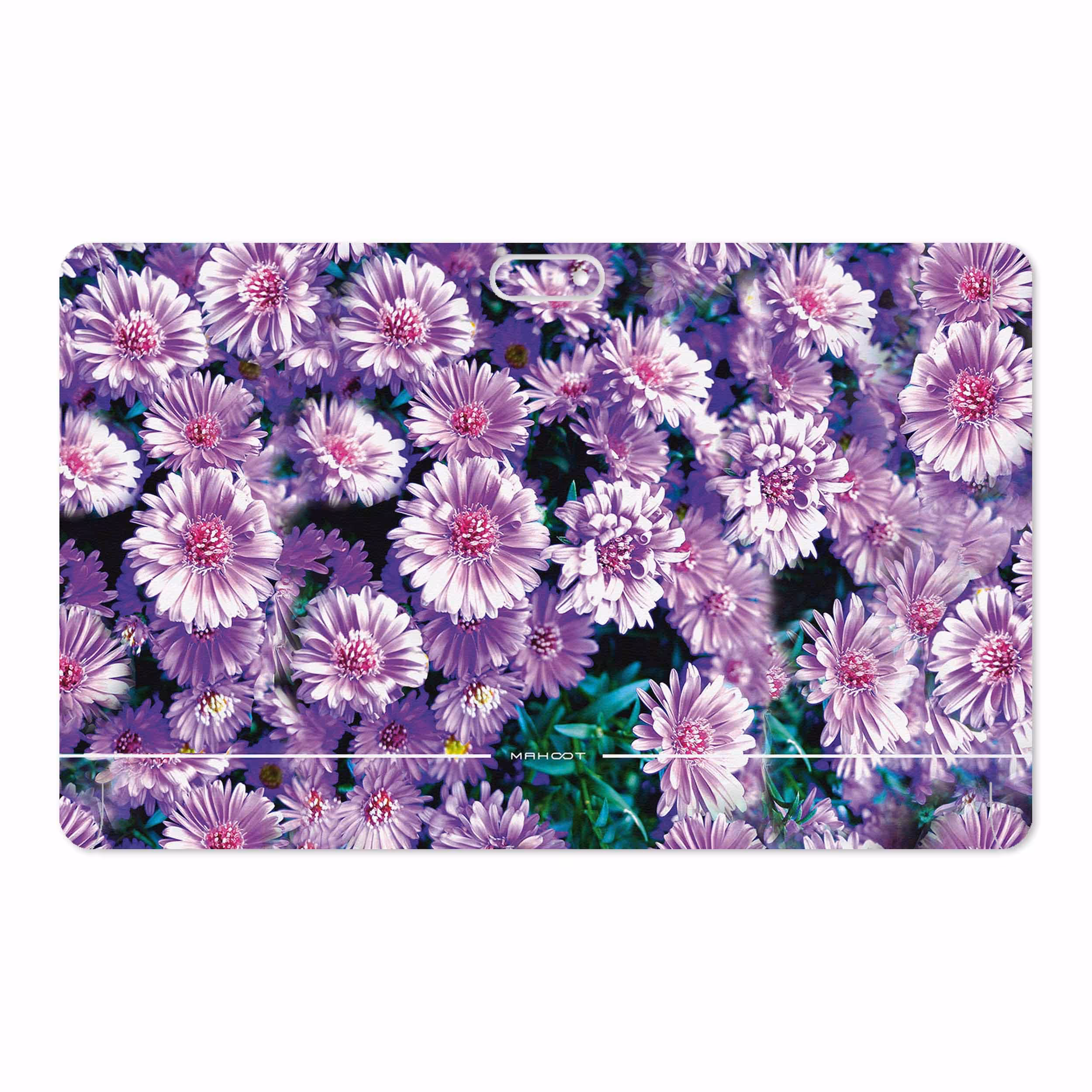 برچسب پوششی ماهوت مدل Purple-Flower مناسب برای تبلت جی ال ایکس W11 Plus