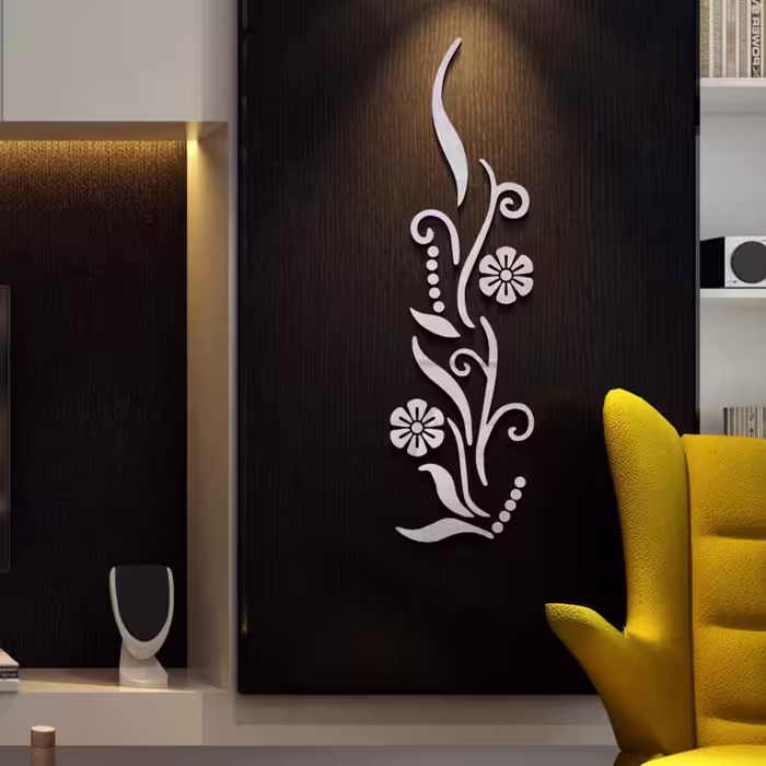آینه طرح گل کد R1