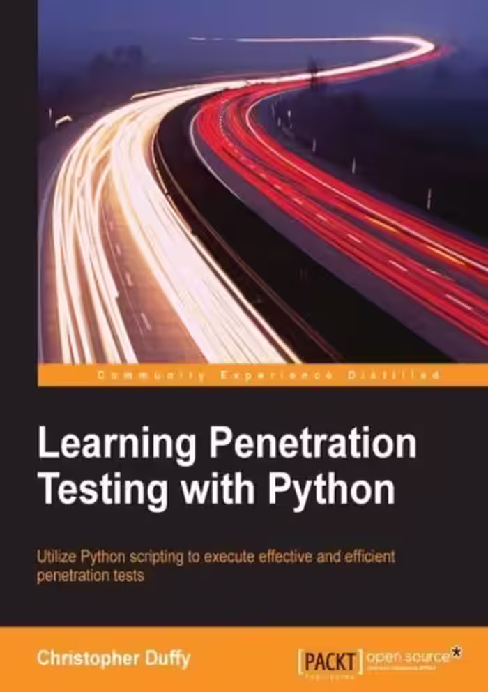 خرید و دانلود نسخه کامل کتاب Learning Penetration Testing with Python