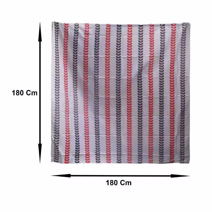 پرده حمام اومیا کد SC-03 سایز 180×200 سانتی متر