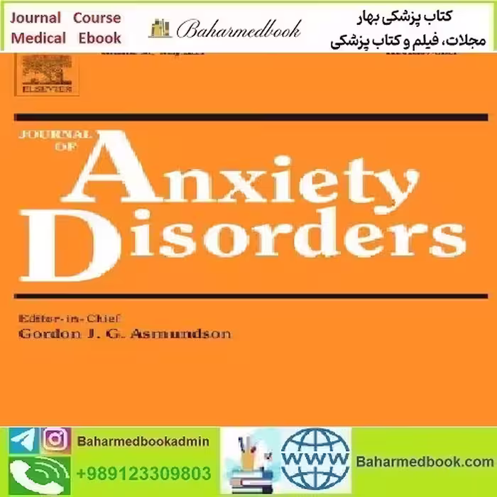 Journal of Anxiety Disorders Volume 69 to 76 2020 TRUE