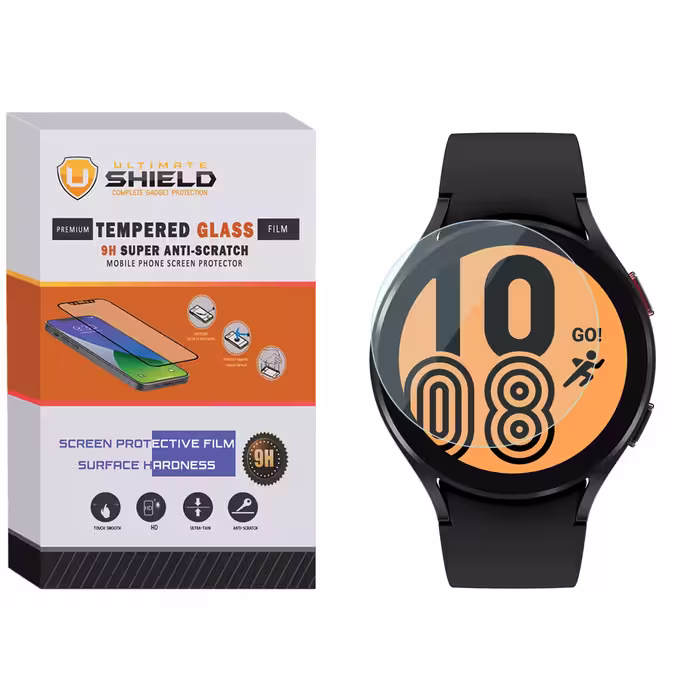 محافظ صفحه نمایش شیشه ای آلتیمیت شیلد مدل SH-UL مناسب برای ساعت هوشمند سامسونگ Galaxy Watch 4 44mm