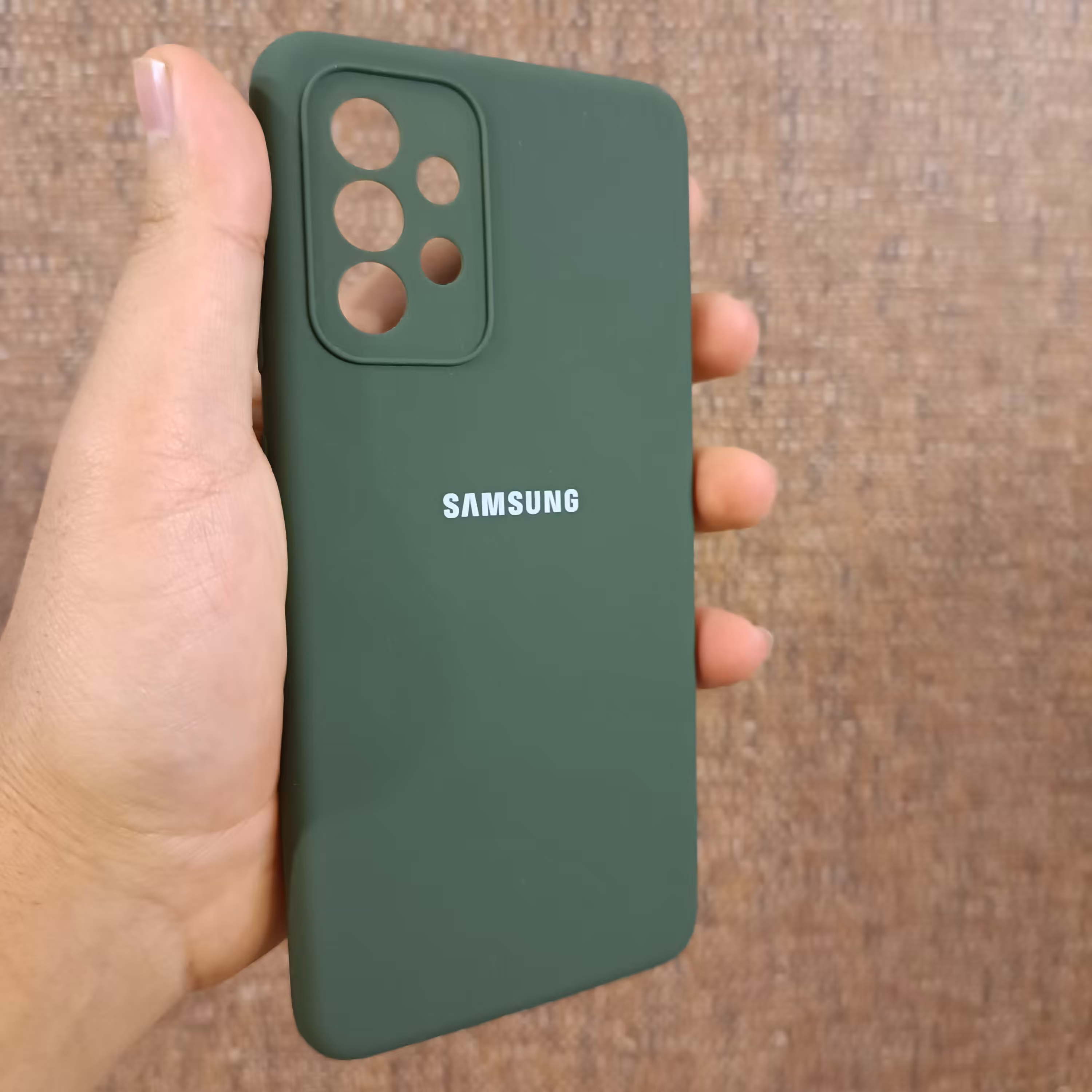 قاب محافظ لنزدار سیلیکونی اصلی زیربسته Samsung Galaxy A52  A52s
