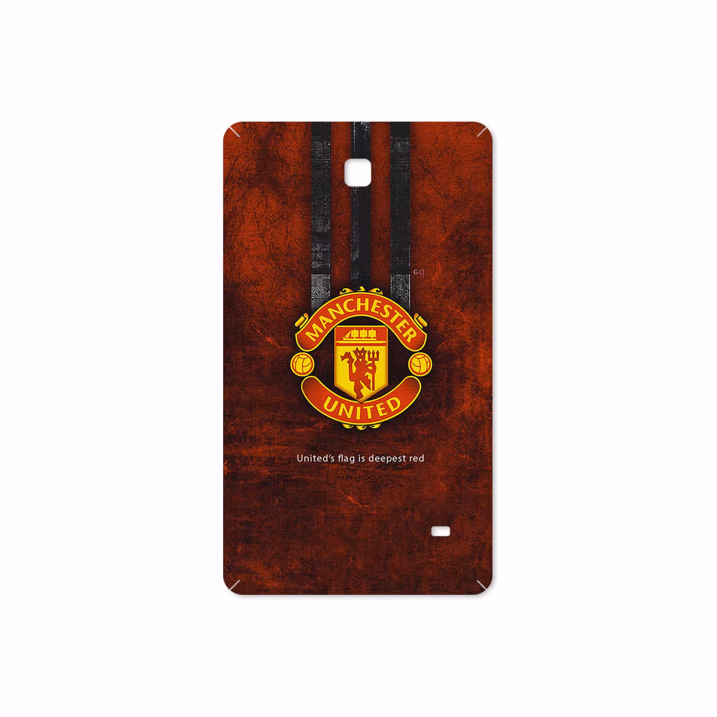 برچسب پوششی ماهوت مدل Manchester-United مناسب برای تبلت سامسونگ Galaxy Tab 4 7.0 2014 T231