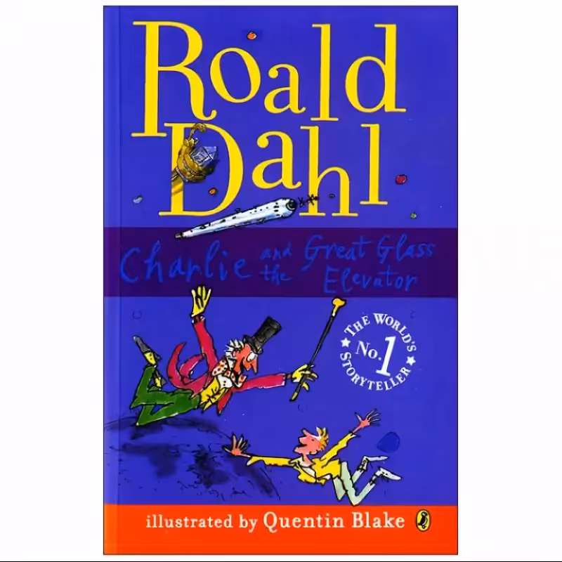 Charlie and Great Glass the Elevator Roald Dahl رمان