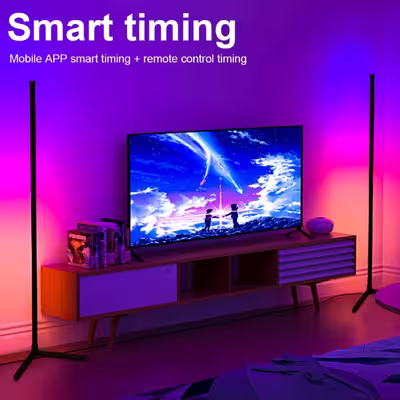 آباژور ایستاده مدل Minimalist RGB