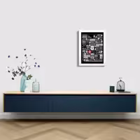 تابلو مدل سریال آفیس office W294 | دنیای قاب