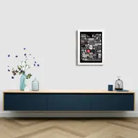 تابلو مدل سریال آفیس office W294 | دنیای قاب