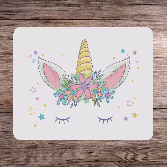 ماوس پد طرح اسب تک شاخ کد P100177