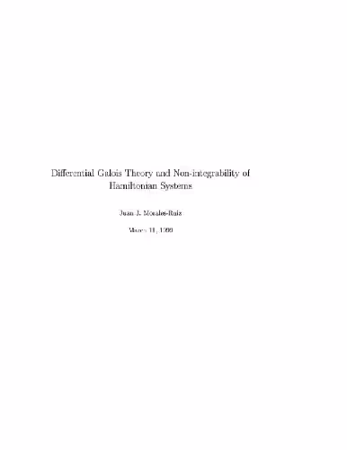خرید و دانلود نسخه کامل کتاب Differential Galois Theory and Non-integrability of Hamiltonian Systems (draft)