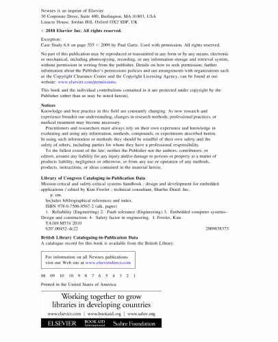 خرید و دانلود نسخه کامل کتاب Mission-Critical and Safety-Critical Systems Handbook. Design and Development for Embedded Applications