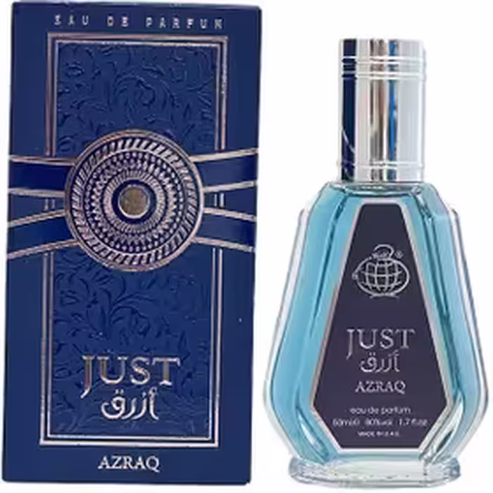 عطر ادکلن جیبی فراگرنس ورد مدل جاست ارزق ” Just Azraq”  رایحه اینوکتوس الکسیر