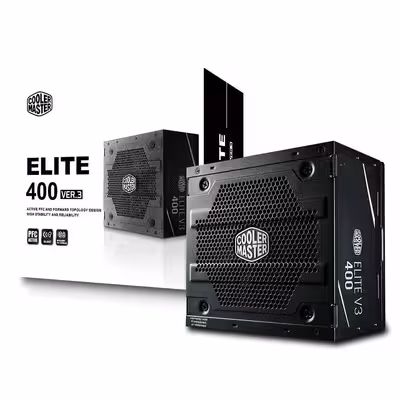 منبع تغذیه کامپیوتر کولر مستر مدل ELITE 400W - V3