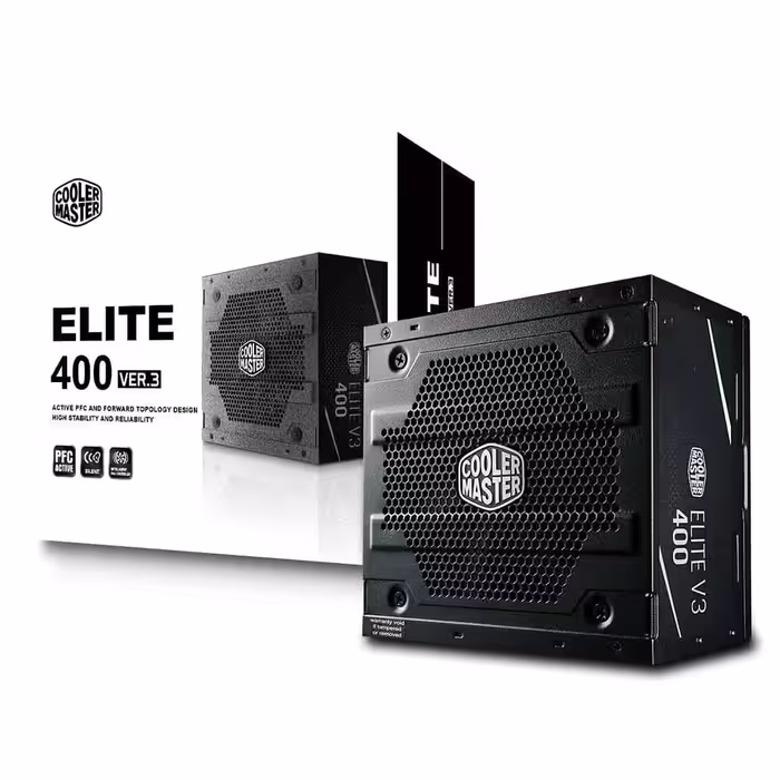 منبع تغذیه کامپیوتر کولر مستر مدل ELITE 400W - V3