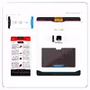 برچسب پوششی ماهوت مدل Dark-Gold-Stripes-Wood مناسب برای تبلت اپل iPad mini 2012 A1455