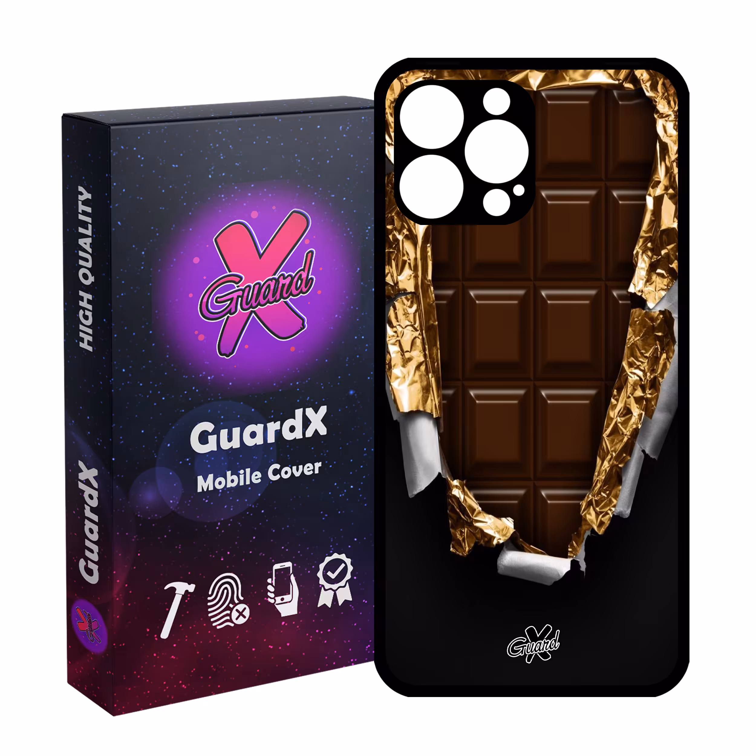 کاور گارد ایکس طرح Chocolate مدل Glass10061 مناسب برای گوشی موبایل اپل iPhone 13 Pro Max