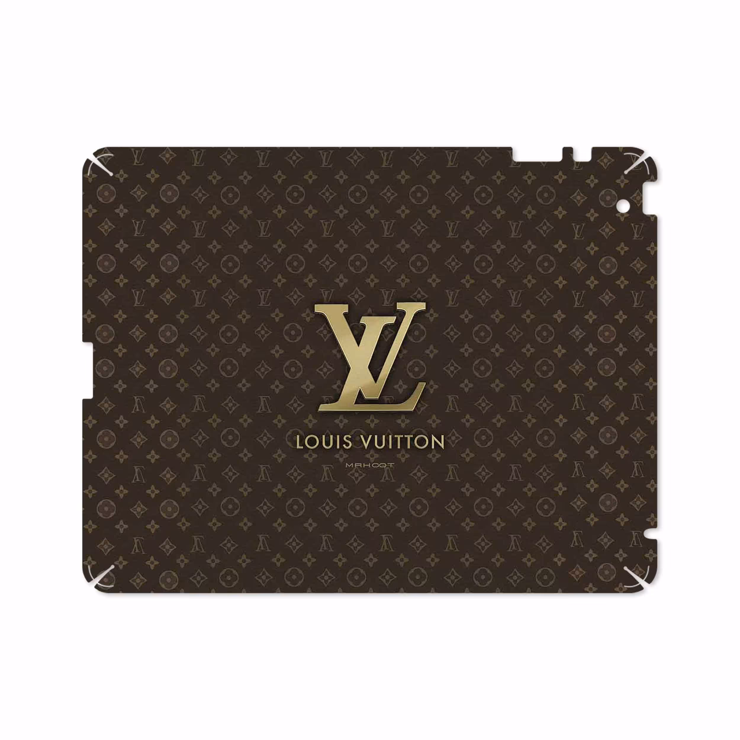 برچسب پوششی ماهوت مدل LOUIS-VUITTON-Logo مناسب برای تبلت اپل iPad 2 2011 A1397