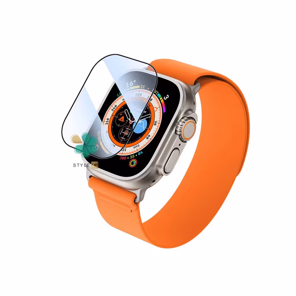 محافظ صفحه گلس دور ژله ای ساعت Apple Watch 49mm