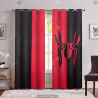 پرده پانچ برای اتاق پسر طرح اسپایدرمن PK-6705