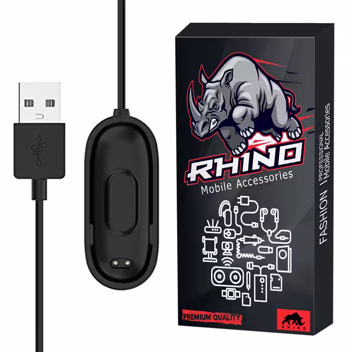 کابل شارژ راینو مدل R-Charge مناسب برای مچ بند هوشمند شیائومی Mi Band 4