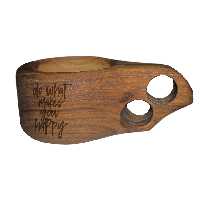 لیوان چوبی مدل happy