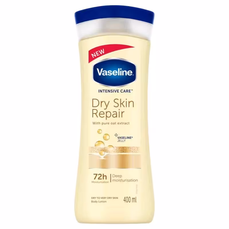 لوسیون بدن مدل Dry Skin Repair وازلین 400 میل