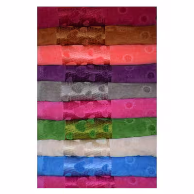 حوله استخری حوله ترک طرح قلبی سایز 125x65 سانتی متر