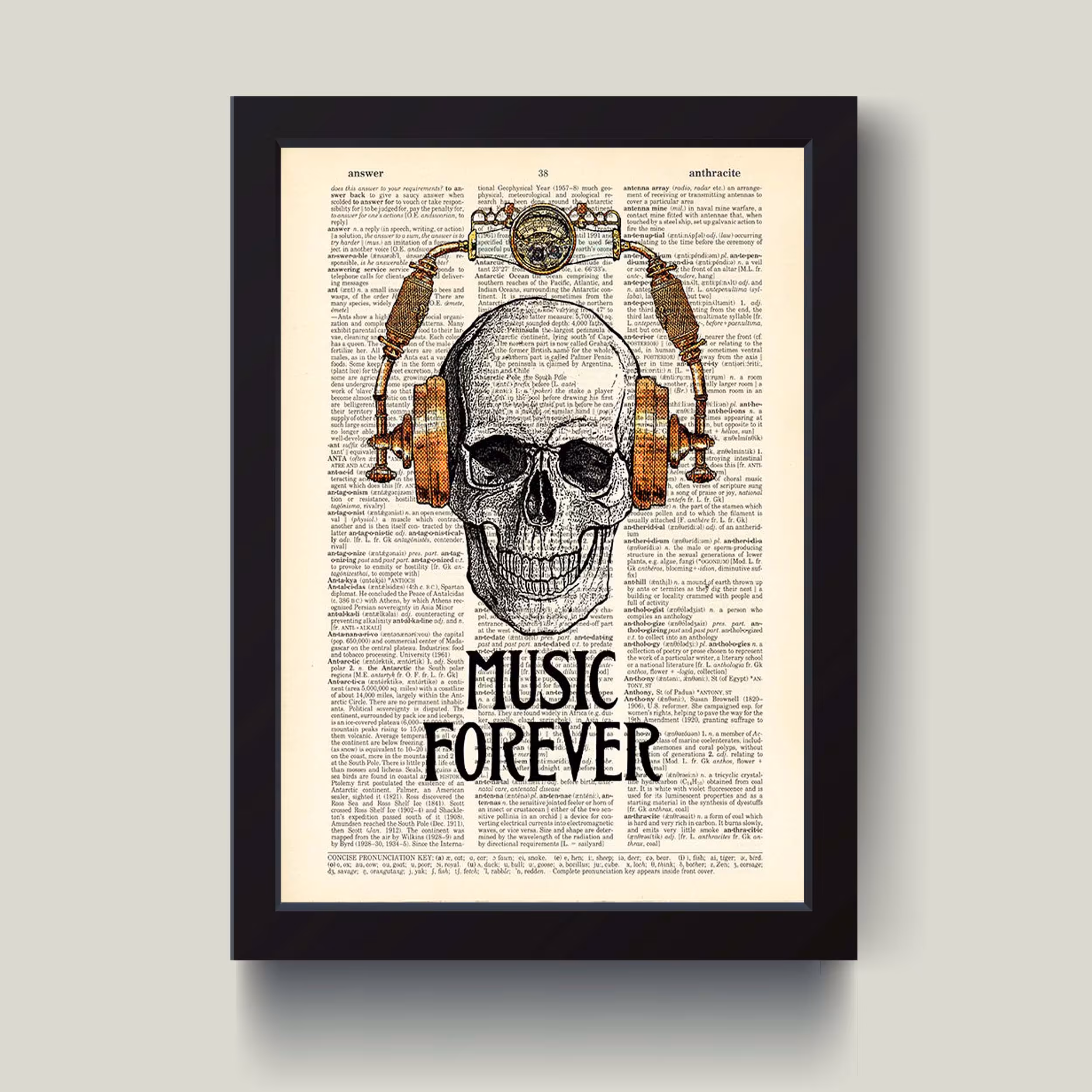 تابلو مدل Music Forever کد m2449-b