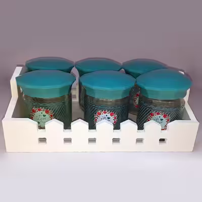 ست جا ادویه 6 پارچه مدل GLG-1003
