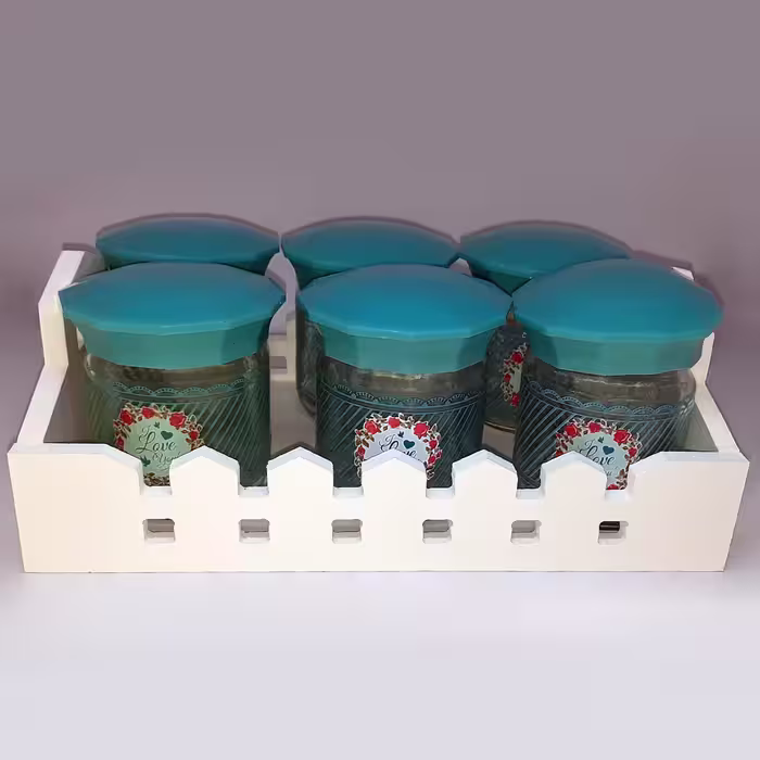 ست جا ادویه 6 پارچه مدل GLG-1003