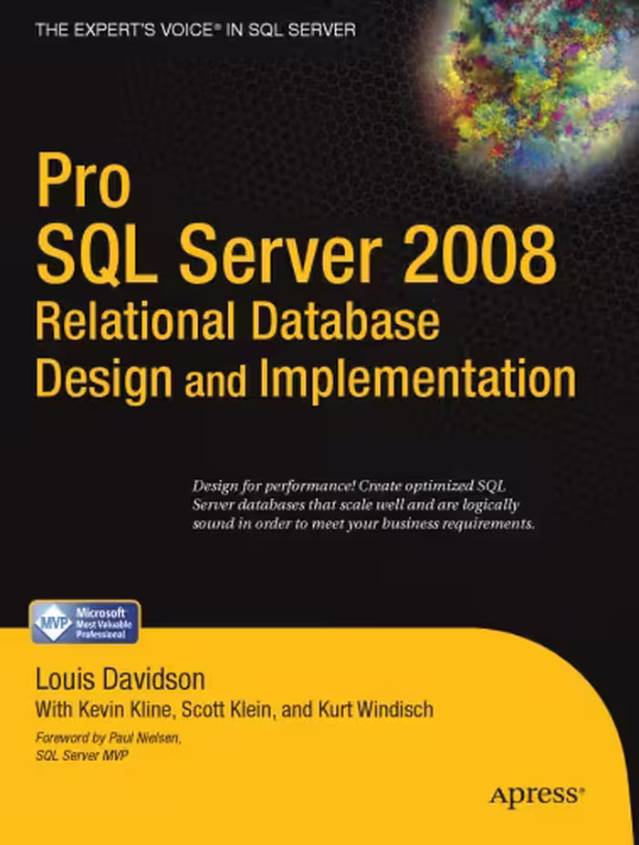 خرید و دانلود نسخه کامل کتاب Pro SQL Server 2008 Relational Database Design and Implementation