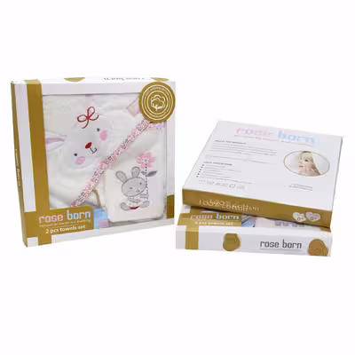 ست حوله دوتکه رزبورن مدل LITTLE BUNNY