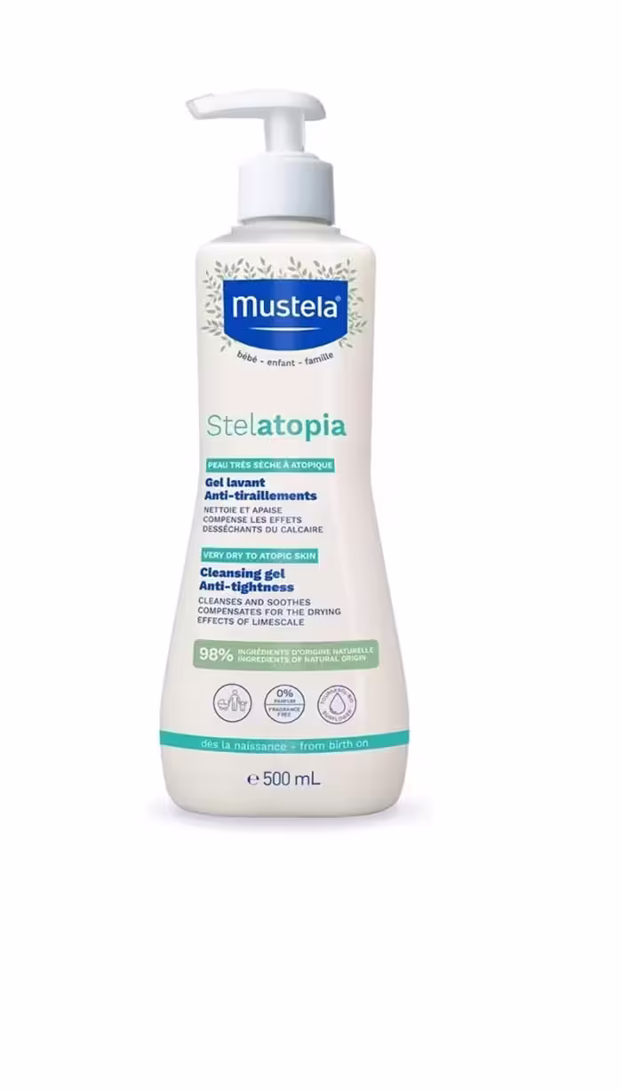 شامپو سر وبدن نوزاد مدل استلاتوپیا ماستلا mustela
