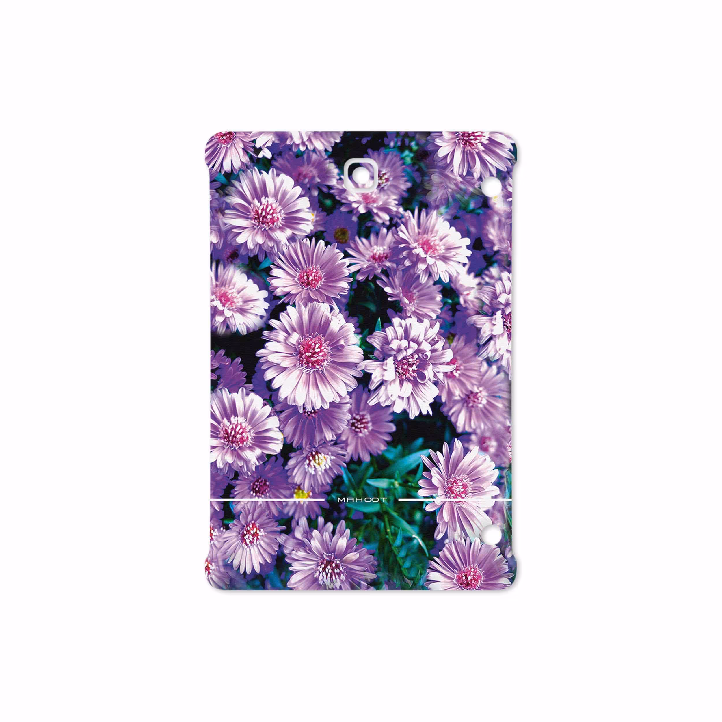 برچسب پوششی ماهوت مدل Purple-Flower مناسب برای تبلت سامسونگ Galaxy Tab S2 8.0 2015 T715