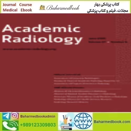 Academic Radiology Volume 27 Issue 1 to 12 2020 TRUE PD