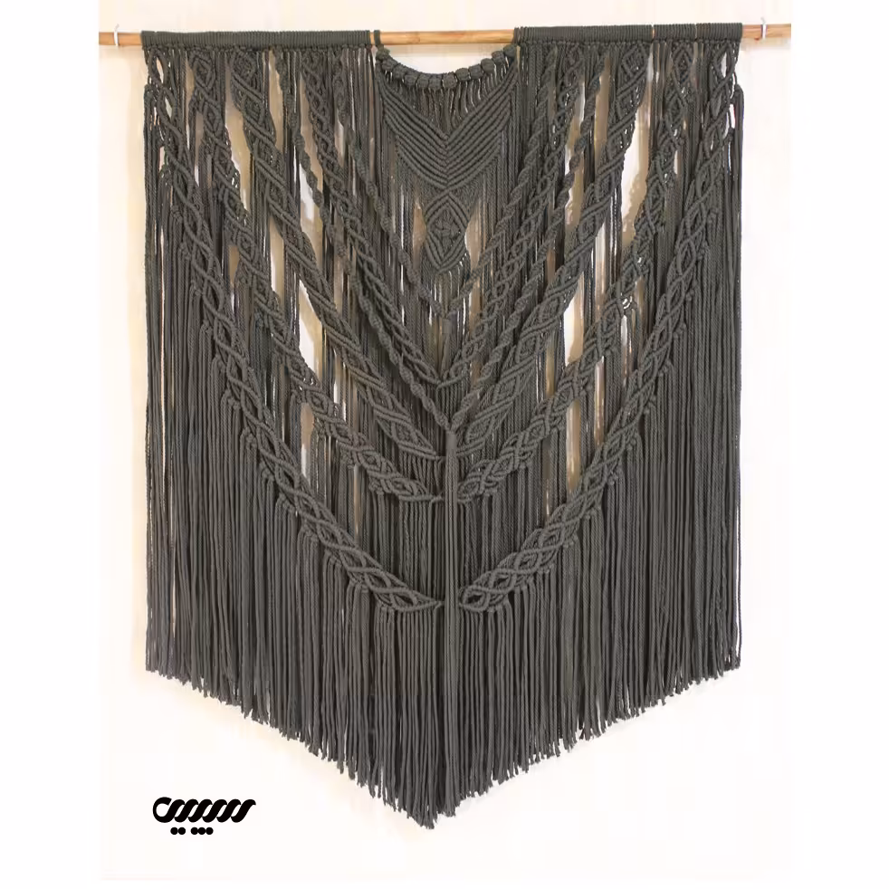 دیوارکوب مکرومه بافی002