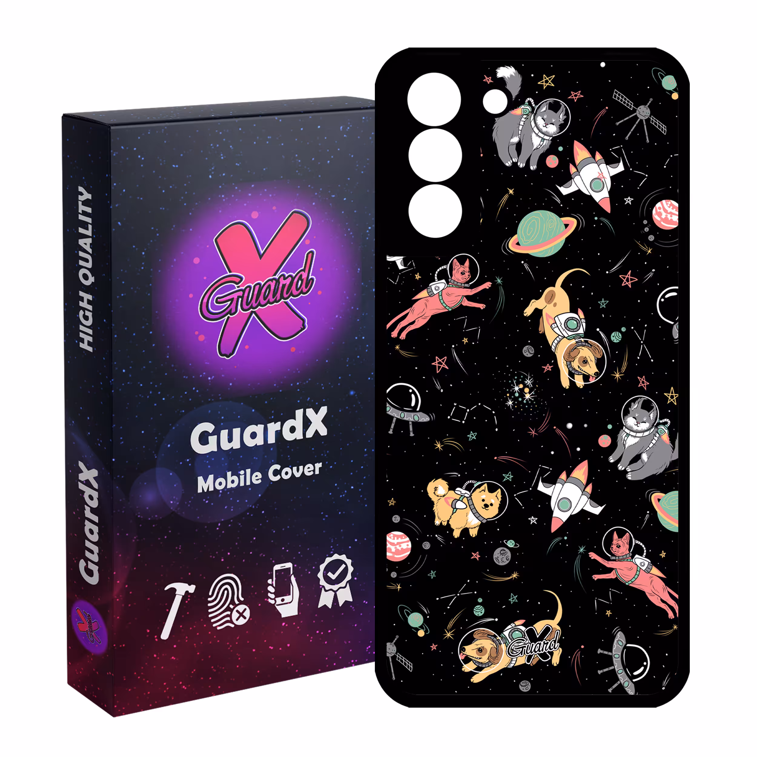 کاور گارد ایکس طرح Pet مدل Glass10157 مناسب برای گوشی موبایل سامسونگ Galaxy S21 FE