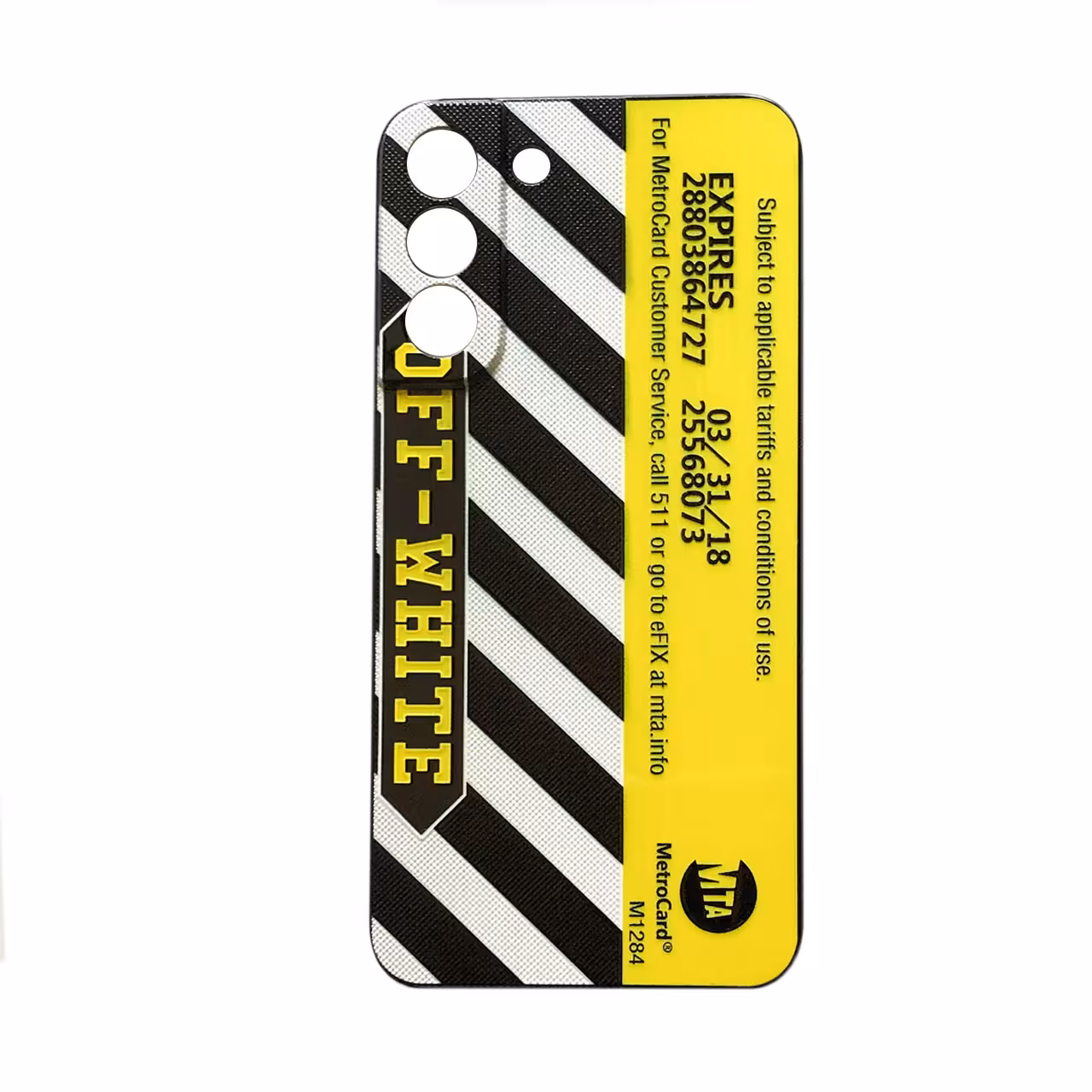 کاور طرح آفوایت مدل off-white022 مناسب برای گوشی موبایل سامسونگ Galaxy S22
