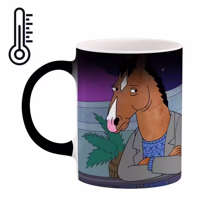 ماگ حرارتی طرح انیمیشن BoJackHorseman مدل mgph12067