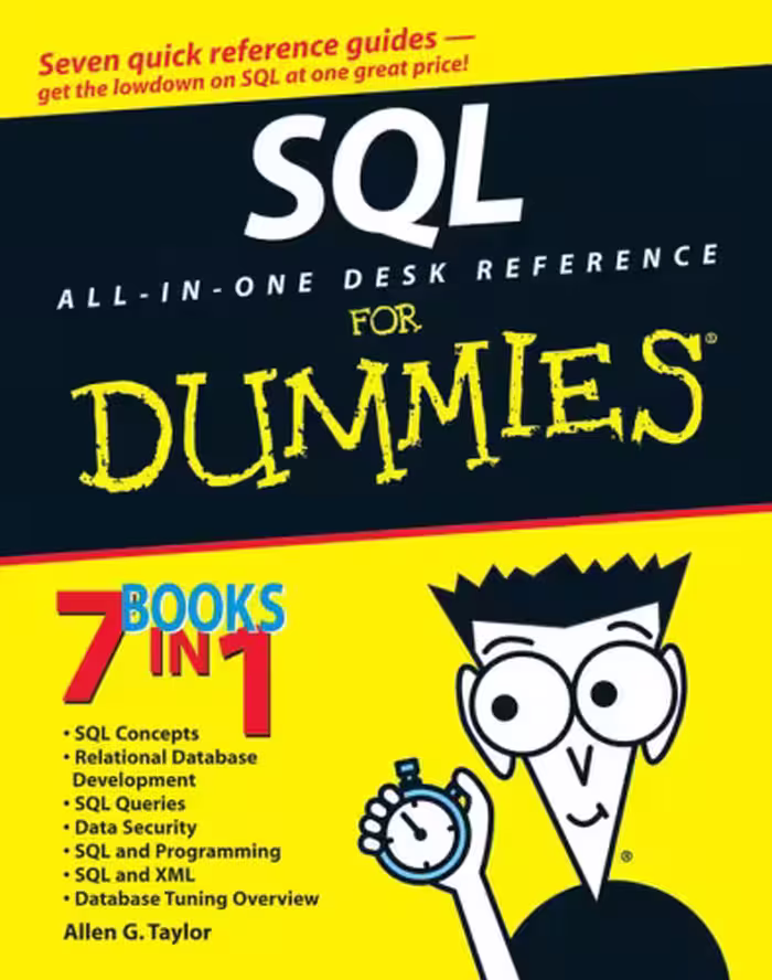 خرید و دانلود نسخه کامل کتاب SQL all-in-one desk reference for dummies