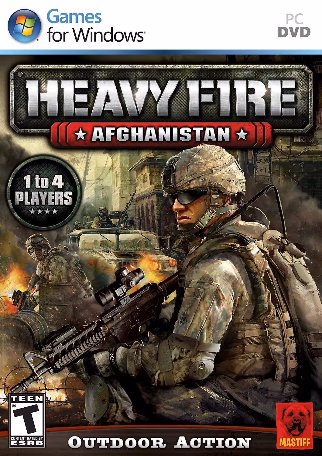 بازی کامپیوتر heavy fire afghanistan