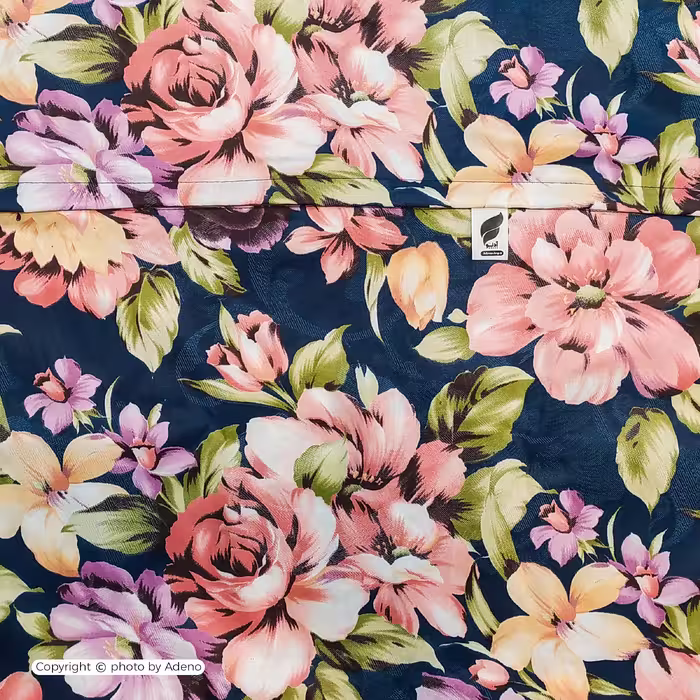 ملحفه آدنو مدل گلباران کد IR120 دونفره سایز 170x240 سانتی متر
