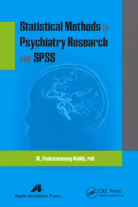 خرید و دانلود نسخه کامل کتاب Statistical methods in psychiatry research and SPSS