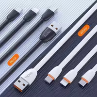 کابل شارژر اورجینال میکرو یو اس بی برند ویدوی VIDVIE مدل CB411T به طول یک متر با قابلیت انتقال اطلاعات،صد در صد فست شارژ
