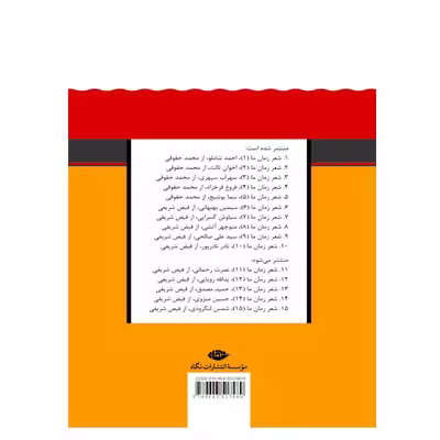 کتاب شعر زمان ما 7 سیاوش کسرایی اثر فیض شریفی نشر نگاه 