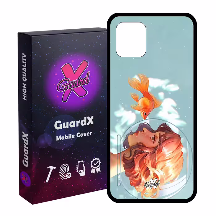 کاور گارد ایکس طرح Girl مدل Glass10020 مناسب برای گوشی موبایل سامسونگ Galaxy Note 10 Lite