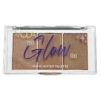 پالت هایلایتر پودری GLOW مدا