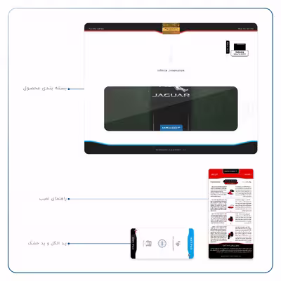 برچسب پوششی ماهوت مدل Jaguar Cars مناسب برای تبلت سامسونگ Galaxy Tab S6 2019 SM-T860