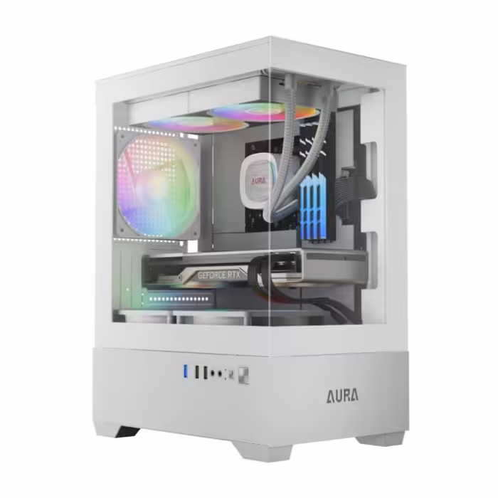 کیس کامپیوتر گیمینگ گیم دیاس مدل AURA GC9M WH
